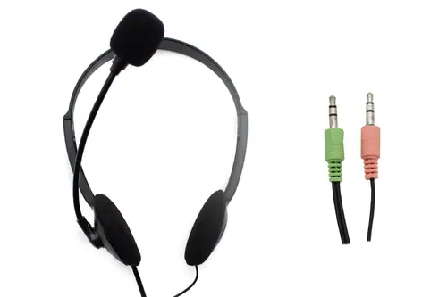 AURICULARES DOBLE JACK CON MICROFONO PC - Imagen 9
