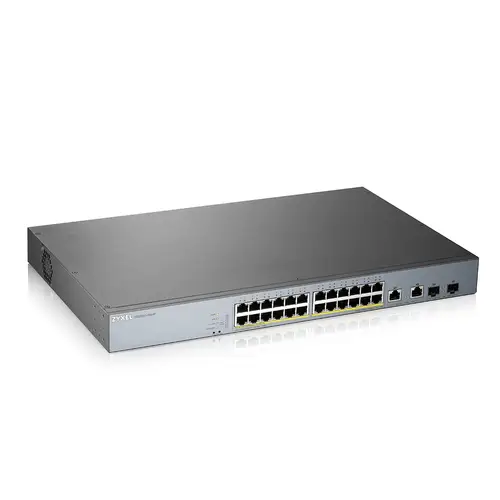 GS1350-26HP-EU0101F switch Gestionado L2 Gigabit Ethernet (10/100/1000) Energía sobre Ethernet (PoE) Gris - Imagen 1