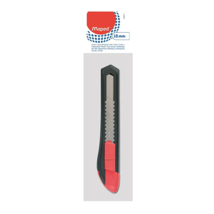 018211 cúter Negro, Plata Navaja de bolsillo