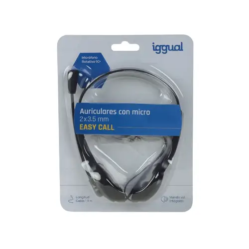 Easy Call Auriculares Alámbrico Diadema Oficina/Centro de llamadas Negro - Imagen 4