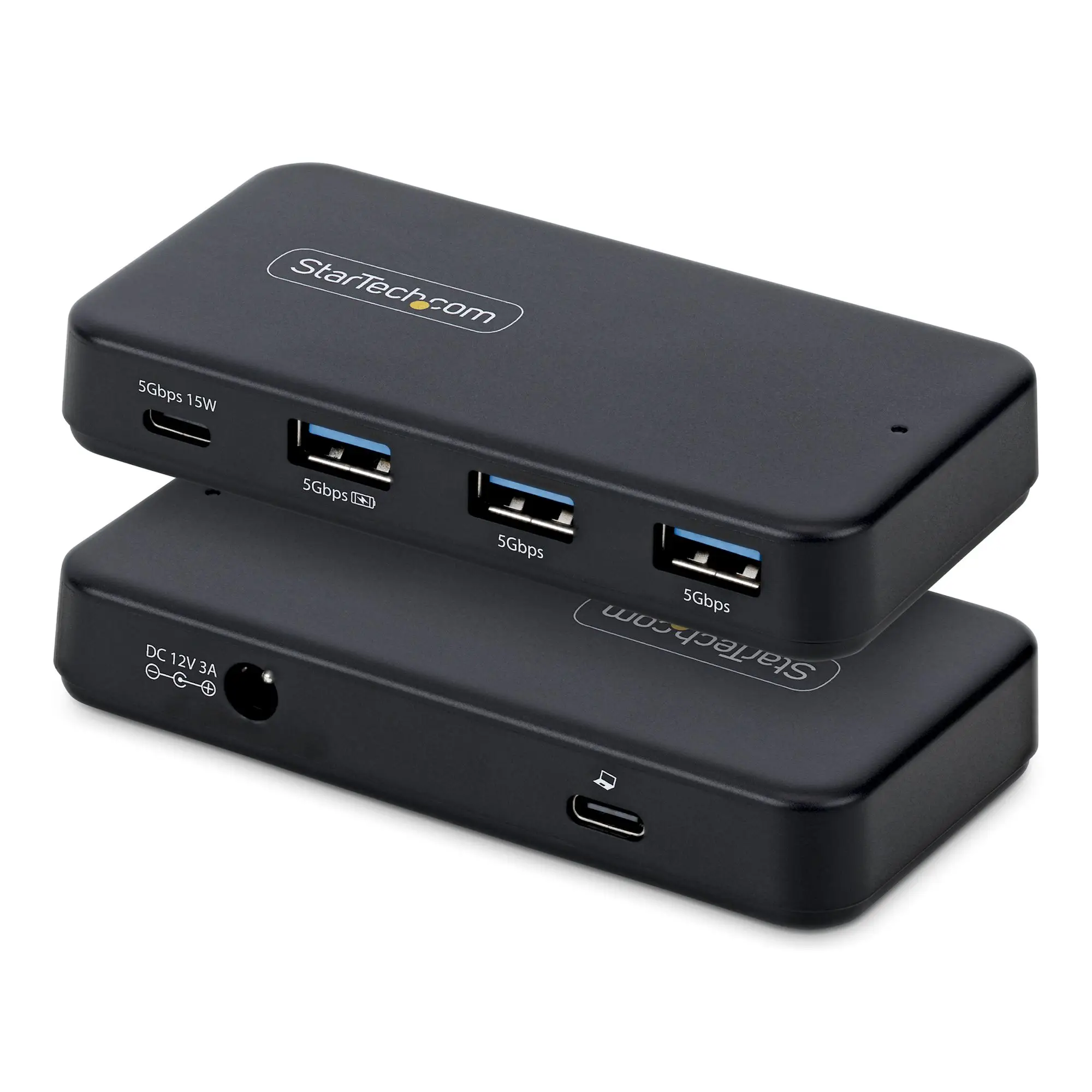 Hub USB-C y Tipo A de 4 Puertos - Ladrón USB de 5Gbps - Autoalim..