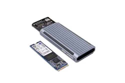 DG-MCM-NVME1 caja para disco duro externo Caja externa para unidad de estado sólido (SSD) Plata M.2 - Imagen 2