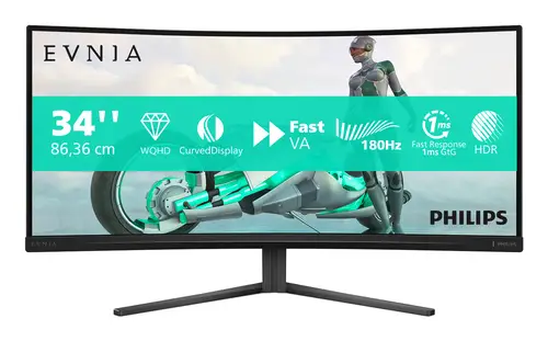 Evnia 34M2C3500L/00 pantalla para PC 86,4 cm (34") 3440 x 1440 Pixeles Wide Quad HD LCD Negro - Imagen 8