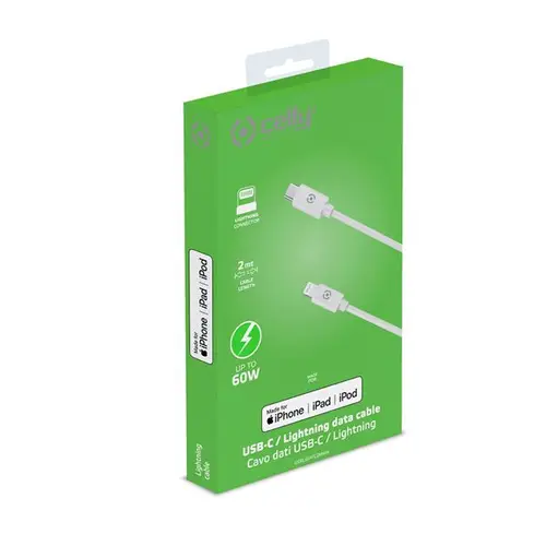USBLIGHTC2MWH cable de conector Lightning 2 m Blanco - Imagen 5