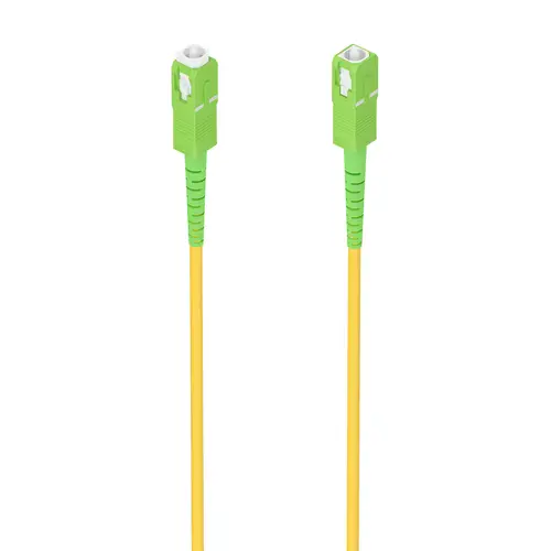 Cable Fibra Óptica Latiguillo G657A2 3.0 9/125 SMF Simplex CPR DCA LSZH, SC/APC-SC/APC, Amarillo, 2.0m - Imagen 1