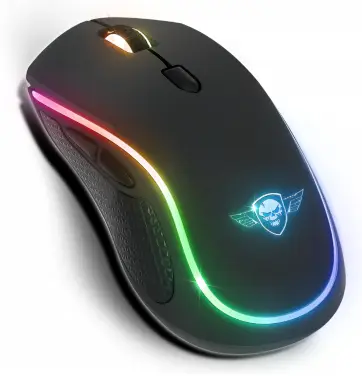 PRO-M9 ratón Juego Ambidextro RF inalámbrico Óptico 4200 DPI