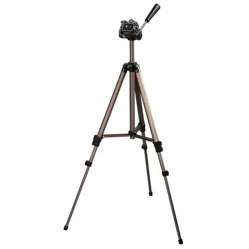 | Trípode Star 75, para cámara de fotos, conexión 6.4mm, altura ajustable hasta 125 cm, Color Beige - Imagen 4