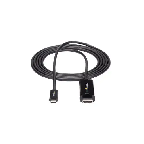 Cable Adaptador de 2m USB-C a HDMI 4K 60Hz - Negro - Cable USB Tipo C a HDMI - Cable Conversor de Vídeo USBC - Imagen 4