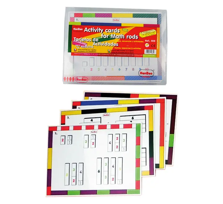 HENBEA TARJETAS ACTIVIDADES CON REGLETAS REF. 858