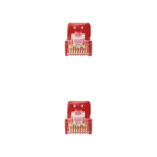 Cable Red Latiguillo RJ45 LSZH CAT.6A UTP AWG24, Rojo, 25 cm - Imagen 3