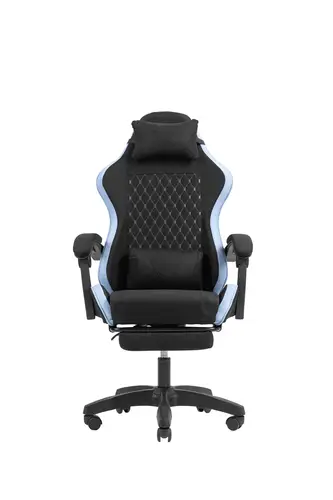 MGC-X Fabric Silla para videojuegos de PC Asiento acolchado Negro, Azul - Imagen 1
