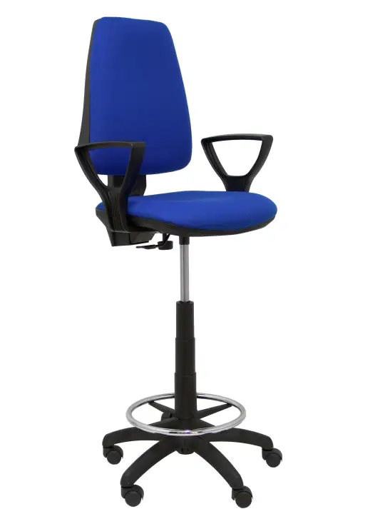 Taburete Elche CP brazos fijos bali color azul - Imagen 1