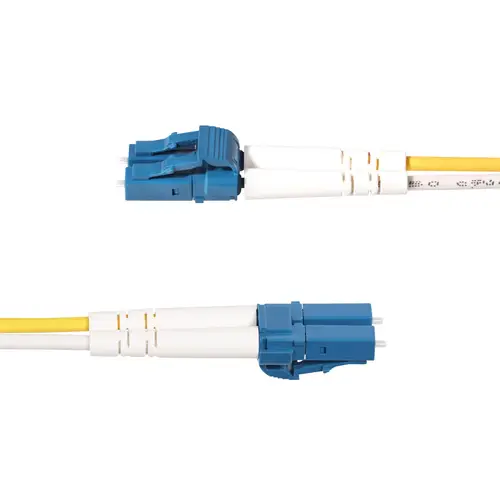 Cable de Fibra Óptica LC a SC (UPC) OS2 Monomodo 9/125µm 100G LSZH Dúplex de 2m - Low Insertion Loss - Resistente a Dobleces - Cable de Conexión de Parcheo LSZH - Imagen 5
