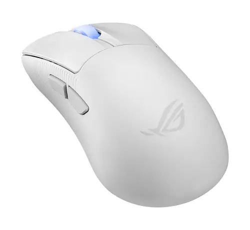 ROG Keris II Ace Wireless AimPoint White ratón Juego mano derecha RF Wireless + Bluetooth + USB Type-A Óptico 42000 DPI - Imagen 8