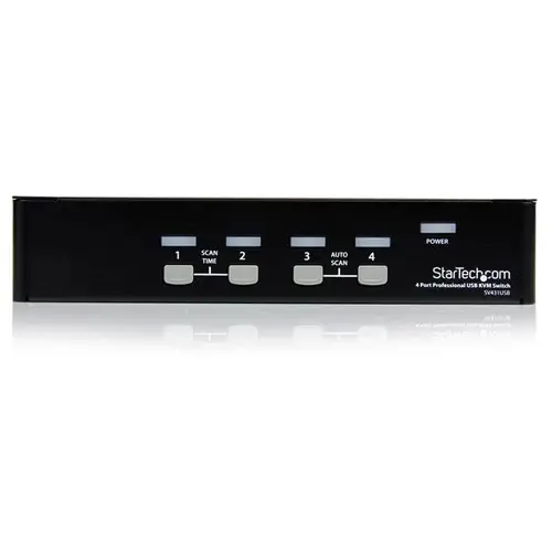 Conmutador Switch Profesional KVM 4 Puertos Vídeo VGA - USB - Hasta 1920x1440 - Imagen 2