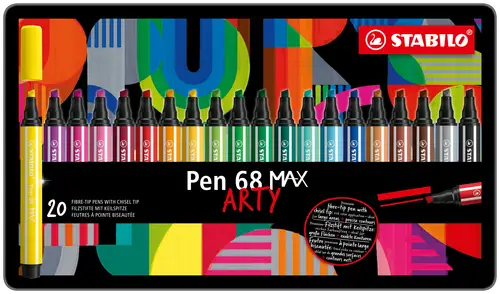 Pen 68 MAX rotulador Colores surtidos 20 pieza(s) - Imagen 1