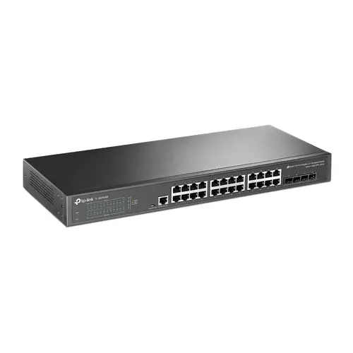 JetStream TL-SG3428X switch Gestionado L2+/L3 Gigabit Ethernet (10/100/1000) 1U Negro - Imagen 2