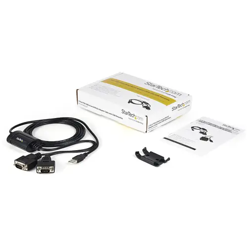 Cable 1,8m USB a 2 Puertos Serie Serial RS232 DB9 Retención del Puerto de Asignación COM - Imagen 6