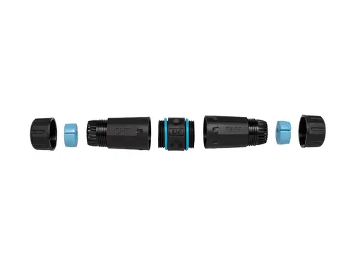 221172 cambiador de género para cable RJ-45 Negro, Azul - Imagen 3