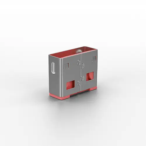 40460 bloqueador de puerto USB tipo A Rosa Acrilonitrilo butadieno estireno (ABS) 10 pieza(s) - Imagen 3