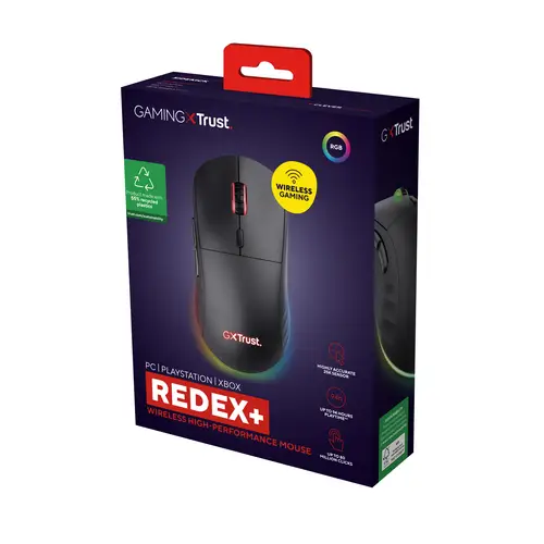 GXT 927 Redex+ ratón Juego mano derecha RF Wireless + USB Type-A Laser 25600 DPI - Imagen 7