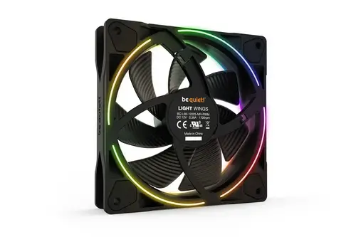 Light Wings | 120mm PWM Triple Pack Carcasa del ordenador Ventilador 12 cm Negro 3 pieza(s) - Imagen 4