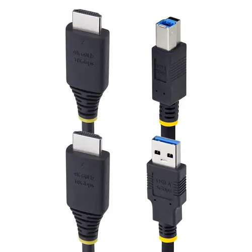 Cable KVM HDMI y USB 3.0 5Gbps de 3m - 4K 60Hz - Cable Combo HDMI 2.0 y USB para Switch Conmutador KVM - Imagen 2