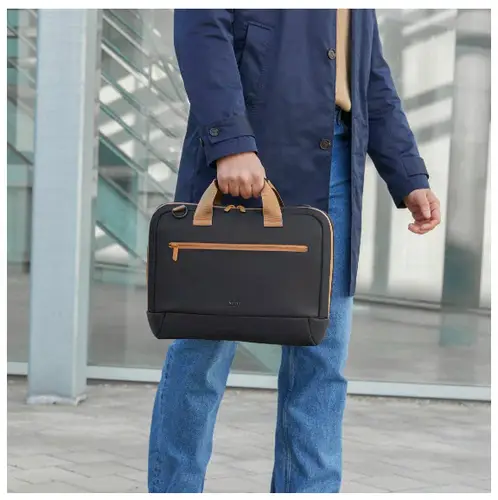 Ultra Lightweight 35,8 cm (14.1") Maletín Toploader Beige, Negro - Imagen 6