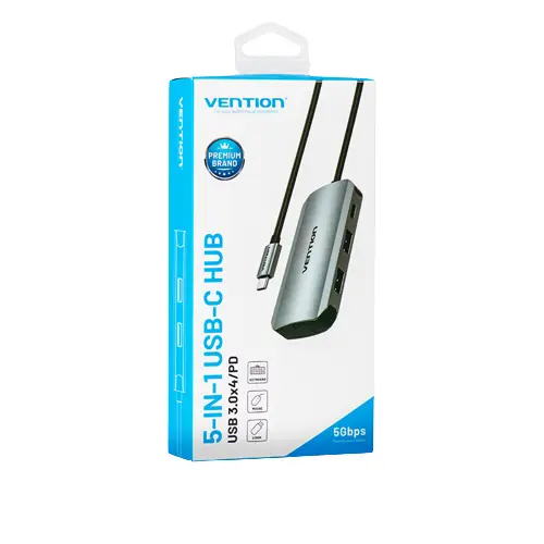 Hub USB Tipo-C TNBHB/ 4xUSB/ 1xUSB Tipo-C PD