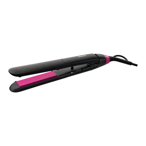 StraightCare Essential BHS375/00 Utensilio de peinado Cepillo alisador Caliente Negro, Rosa 1,8 m - Imagen 1