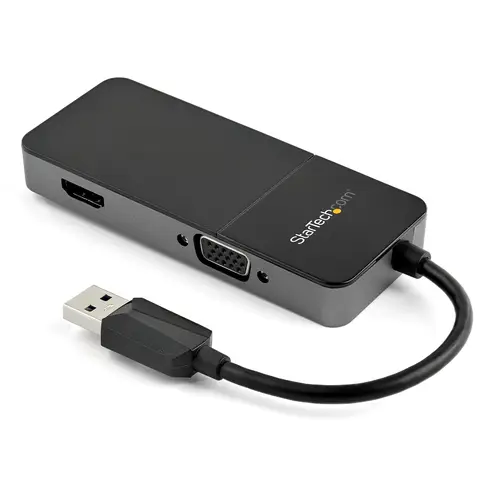 Cable Adaptador USB 3.0 a HDMI / VGA - 4K 1080 - Adaptador Gráfico Externo de Vídeo - Convertidor Externo de Vídeo para un Monitor Externo - Compatible con Mac y Windows - Imagen 1
