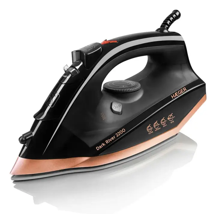 SI-220.015A plancha Plancha a vapor Suela de acero inoxidable 2200 W Negro