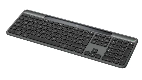 SLIM SOLAR+ KEYBOARD WRLS GRAPHITE - ESP - MEDITER-412 - Imagen 3