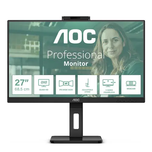 Q27P3QW pantalla para PC 68,6 cm (27") 2560 x 1440 Pixeles Quad HD Negro - Imagen 1