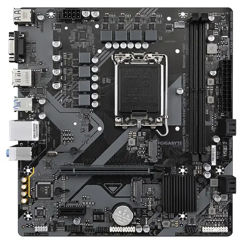 B760M E Placa base - Compatible con procesadores Intel Core 14ª generación, VRM de 6+1+1 fases, hasta 7200 MHz DDR5 (OC), 2xPCIe 4.0 M.2, LAN 1 GbE, USB 3.2 Gen 1 - Imagen 2