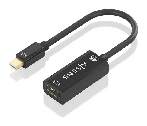 Conversor MINI DP a HDMI 4K@60Hz, MINI DP/M-HDMI/H, Negro, 15cm - Imagen 2