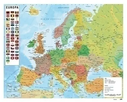 MAPA ERIK MURAL 40x50 cm  EUROPA