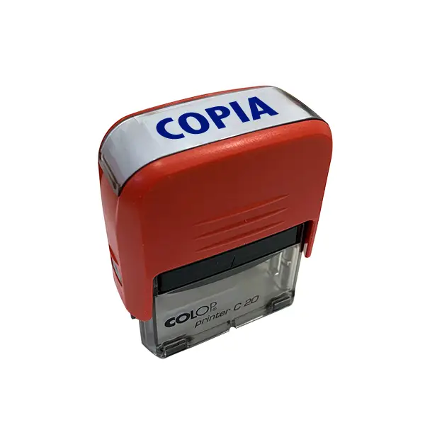 COLOP SELLO PRINTER C20 FORMULA  COPIA  ALMOHADILLA E/20 14X38MM ROJO