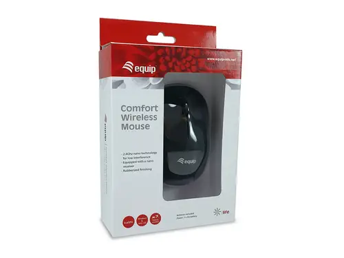 245111 ratón Oficina Ambidextro RF inalámbrico Óptico - Imagen 4