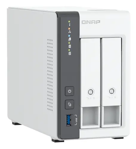 TS-216G servidor de almacenamiento NAS Torre Cortex-A Cortex-A55 4 GB Unidad de disco duro Blanco - Imagen 4