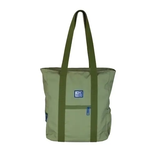 TOTE BAG OXFORD B-TRENDY RPET VERDE SAFARI