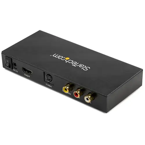 Conversor Adaptador de Vídeo Compuesto o S-Video a HDMI con Audio - 720p - NTSC y PAL - Imagen 2