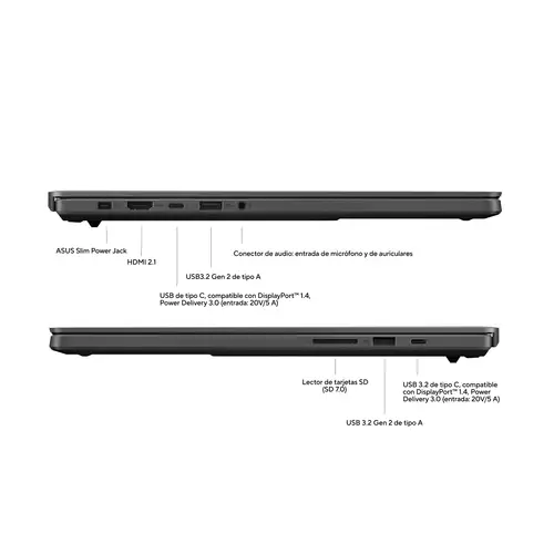 ROG Zephyrus G16 OLED GU605CX-QR113W - Ordenador Portátil Gaming de 16" WQXGA 240Hz (Intel Core Ultra 9 285H, 64GB RAM, 2TB SSD, NVIDIA GeForce RTX 5090 24GB, Windows 11 Home) Gris Eclipse - Teclado QWERTY español - Imagen 5