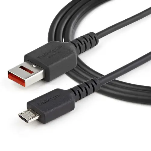 Cable de 1m Adaptador Bloqueador USB de Datos  Adaptador USB a Micro USB de Carga Segura  Micro USBC Solo de Carga para Tablet o Teléfono Móvil  Protector de Bloqueo de Datos - Imagen 3