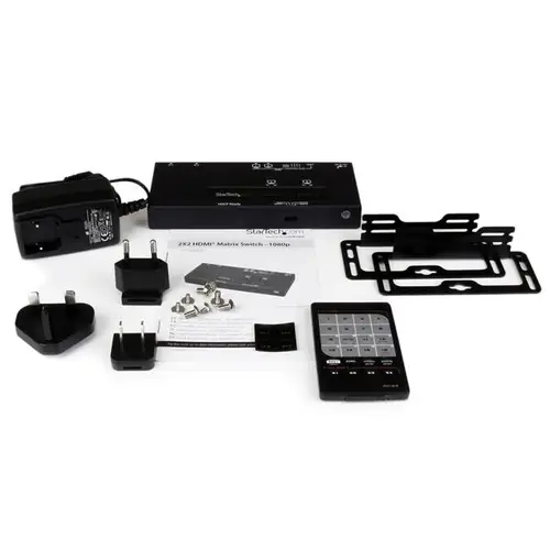 Switch Matricial HDMI de 2x2 con Conmutado Automático y Prioritario - Conmutador Matrix 1080p - Imagen 5