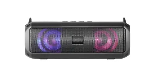 MSB-XT, Altavoz Portátil + Barra de Sonido 2en1, Iluminación RGB Dinámica, Sistema de Sonido 4 Drivers 20W, Altavoz Bluetooth 5.3 + AUX/MicroSD/USB/Radio FM, Negro - Imagen 1