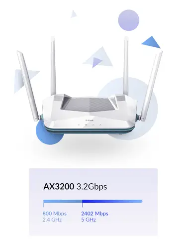 R32 router inalámbrico Gigabit Ethernet Doble banda (2,4 GHz / 5 GHz) Blanco - Imagen 8