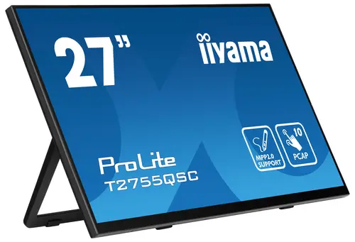 ProLite T2755QSC-B1 pantalla para PC 68,6 cm (27") 2560 x 1440 Pixeles Full HD LCD Pantalla táctil Negro - Imagen 3