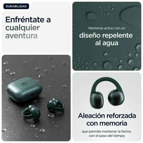 moto buds loop Auriculares Inalámbrico gancho de oreja Llamadas/Música/Deporte/Uso diario Bluetooth Verde - Imagen 16
