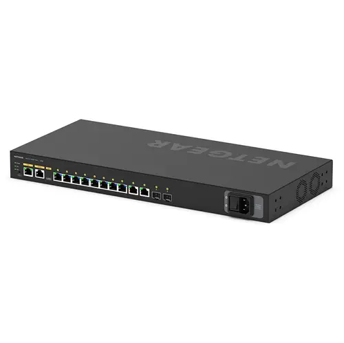 M4250-10G2F Gestionado L2/L3 Gigabit Ethernet (10/100/1000) Energía sobre Ethernet (PoE) 1U Negro - Imagen 1